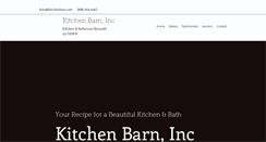 Desktop Screenshot of kitchenbarn.net